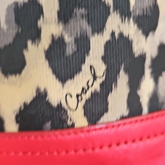 COACH 2013 PARK OCELOT PRINT HOBO (COACH F23266) GUC - Picture 7 of 11